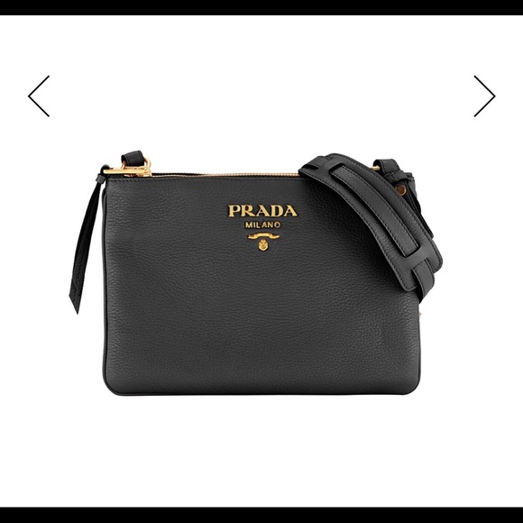 Prada Bags Prada Daino Crossbody Black Leather Bag Poshmark